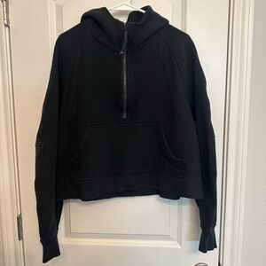 Black lululemon scuba half zip hoodie - xl/xxl